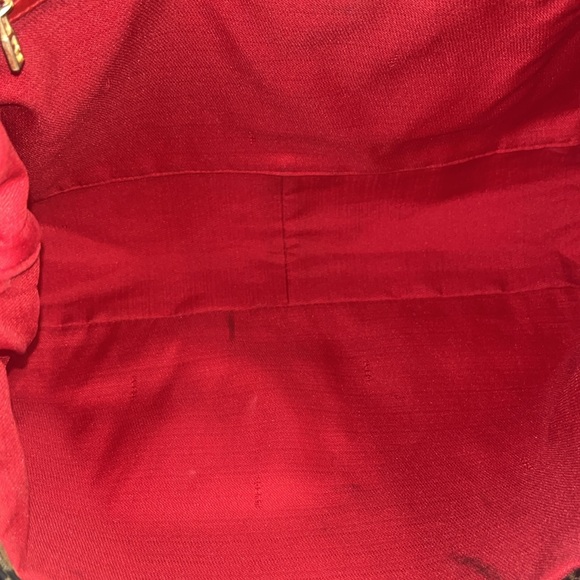 Fendi Brown Leopard Print Canvas Shoulder Bag Black - Picture 7 of 11